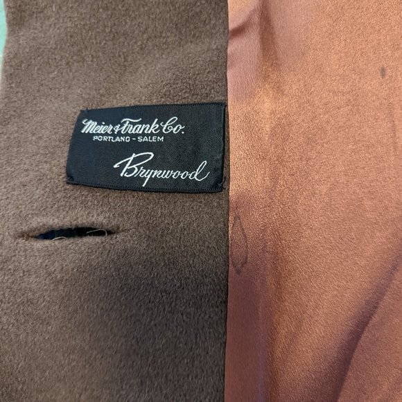 Vintage Brown Pea Coat - Picture 5 of 13
